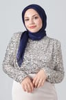 Harem Scarf Como Saten Eşarp V-4