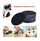 Pratik 10 Adet Halı Kilim Minder Nevresim Örtü Kaydırmaz Cırt Bant Seti Yapışkanlı Halı Kaydırmaz