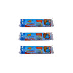 Niceplast Mavi Orta Boy 55x60 Cm. 30 Litre Çöp Torbası Poşeti - 20 Adetlik 3 Rulo
