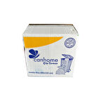 Canhome Jumbo Boy - Mavi - 80x110 Cm. - 80 Litre Çöp Torbası Poşeti - 10 Adetlik 25 Rulo - Koli