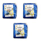 Emek Çadır Kumaşı Branda Tente UV Güneşlik Gölgelik Koruma Yağmur Su Geçirmez - 5x7 Metre - 3 Paket