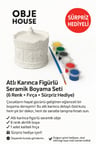 Atlı Karınca Alçı Boyama Seti (1 Figür + 6 Renk + Fırça + Hediye)