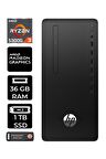 HP 295 G9 RYZEN 3 5300G 36GB RAM 1TB SSD W11HOME 6D391EA MASAÜSTÜ PC & PER4 BELLEK