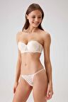 Kadın Inci 4032 Balenli Destekli Straplez Sütyen Takim