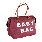 Babymol Çok Amaçlı Unisex Bebek Bakım Çantası Bordo