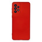Samsung Galaxy A73 5g Kılıf Nano İçi Kadife Silikon - Kırmızı