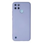 Realme C25y Kılıf Nano İçi Kadife Silikon - Lila