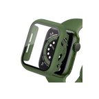 Apple Uyumlu Watch 38mm Camlı Kasa Ekran Koruyucu - Koyu Yeşil