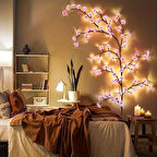 Dekoratif Çiçek LED Dal Lamba - Romantik ve Şık Aydınlatma