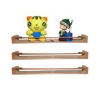 Barış Dizayn Montessori 50cm Dar Duvar Rafı Ahşap Kitaplık Bebek Odası Çocuk odası Çocuk Kitaplığı (3lü set)