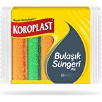 Koroplast Düz Bulaşık Süngeri 5'li