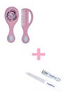 Babytıme Tarak Fırça Seti (pembe)+bebek Tırnak Makası & Törpü