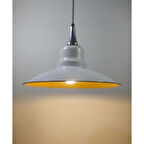 mylights Modern Spor Metal Tekli Sarkıt Avize (Gümüş Askılı)