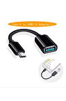 Yeni 2025 Usb C Usb 3.0 Otg Kablo Type-c Erkek To Usb 3.0 Dişi Typec Otg Veri Aktarma Kablosu