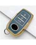 Corolla Cross Hilüx Yaris Cross Uyumlu Anahtar Koruma Kılıfı 3 Tuş Model Logo Yeri Önde Olan Model