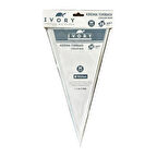 IVORY Tek Kullanımlık Şeffaf Naylon Krema Sıkma Torbası - 30 Cm. - 20 Adetlik 1 Paket