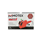 Motex MX-5500 Etiket Makinesi Fiyatlandırma Etiket Tabancası Yeni Sürüm 8 Hane (Kırmızı)