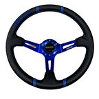 Momo Ofsetli Spor Direksiyon Siyah-Mavi