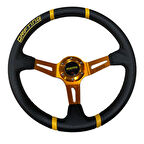 Momo Ofsetli Spor Direksiyon Siyah-Sarı