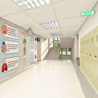 İç Organlarımız Okul Duvar Kağıdı Baskı