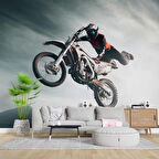 Moto Spor Temalı Duvar Kağıdı