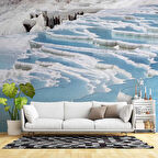 Denizli Pamukkale Manzaralı Duvar Kağıdı