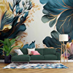 Soft Yaprak Temalı Duvar Kağıdı