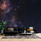 Uzaydaki Yıldız Manzaralı Duvar Kağıdı Baskı