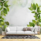 Yaprak Dekorlu Duvar Kağıdı