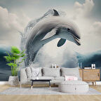 Yunus Balığı Temalı Duvar Kağıdı