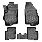 FIAT LINEA  3D Siyah Havuzlu Paspas 2007 ve 2020