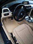 BMW 3-SERISI F30 BEJ 3D Havuzlu Paspas 2012 ve 2018
