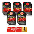 Dana Pastırma I Çemeni Sıyrılmış I Dilimli I 70g X 5 Adet