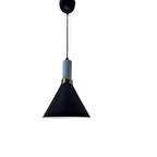  Dylight Retro Siyah Metal Dekoratif Tekli Kafe Mutfak Aydınlatma Avize Çap:23cm