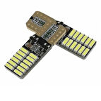 Point T10 Dipsiz W5w 24 Ledli Canbus Beyaz Park Ampulü Plaka Ampulü