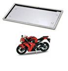 Point 2 Adet Krom Motosiklet Plakalık 25x16cm