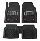 Harley-Davidson Night Road Uyumlu 3D Havuzlu Paspas Takımı  Safir Siyah Krom Karbon