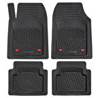 Ferrari California Uyumlu 3D Havuzlu Paspas Takımı  Safir Siyah