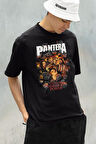 Pantera Vulgar Display Of Power Baskılı Unisex Oversize Rock Metal Tişört