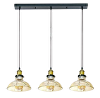 Dylight Retro Dekoratif 3 lü  Masa Üstü Sıralı Rustik Sarkıt Avize