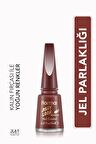 Flormar Jel Görünümlü Parlak Oje (BORDOMSU MOR) - Jelly Look Nail Enamel-jl61 Plum It Up-8690604612819