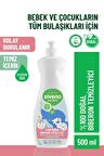 Siveno %100 Doğal Emzik ve Biberon Temizleyicisi Bitkisel Elde Bulaşık Sabunu Nemlendirici Vegan 500 ml