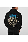 Blink-182 Müzik Grubu Baskılı Unisex Oversize Tasarım Rock Metal Hoodie