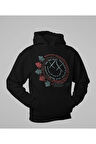 Tasarım Blink-182 Baskılı Unisex Oversize Hoodie