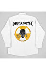 Megadeth Müzik Grubu Baskılı Unisex Rock Metal Cepli Gömlek