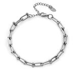 Marina Tasarım Silver Renk Çelik Kadın Bileklik