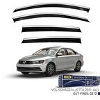 Volkswagen Jetta Niken Kromlu Cam Rüzgarlığı 4lü Set 2011 ve Üstü