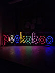 En Güzel Günde Peekaboo Kişiye Özel Işıklı Neon Led Duvar Dekarasyon 30*120 cm