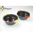 Penguen Png-1625 Klasik Kek Kalıbı (kırmızı Silikon Kulpu) Yapışmaz Kaplama ZUC-MTFK-PNG-0074