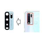 Vivo Y30 2020 İle Uyumlu Kamera Camı Mavi